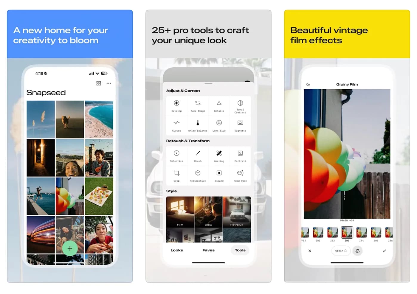 Google перезапустил Snapseed на iOS