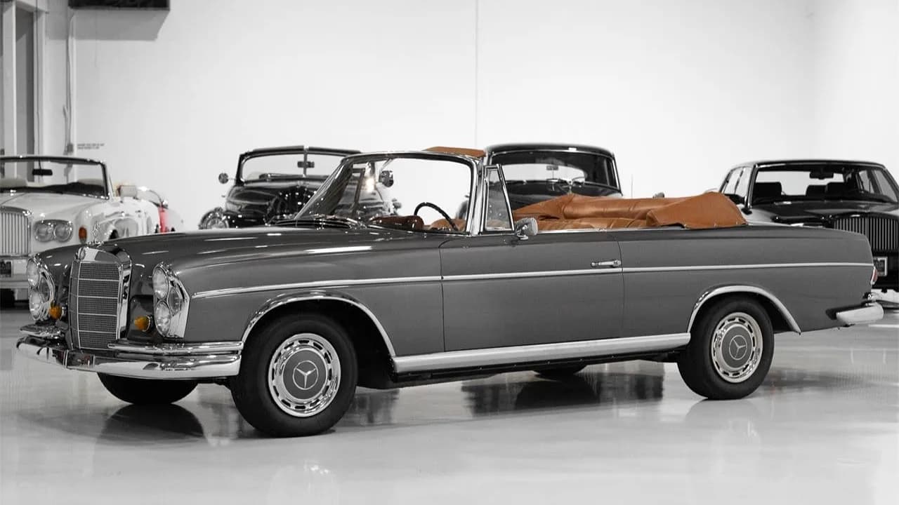 Автомобиль, который можно пересчитать по пальцам: Mercedes-Benz 300 SE Cabriolet 1967 года
