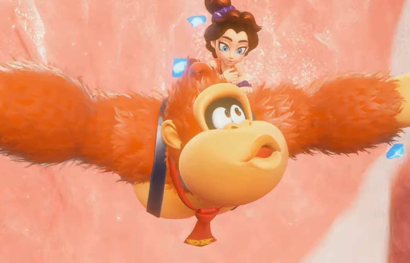 Полин в "Donkey Kong Bananza": Гориллы, шутки и разбросанные камни!