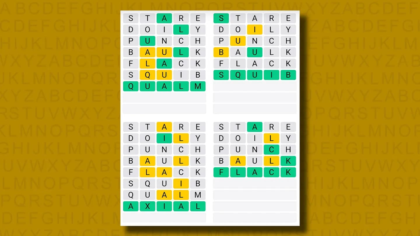 Подсказки и ответы Quordle на вторник, 24 июня