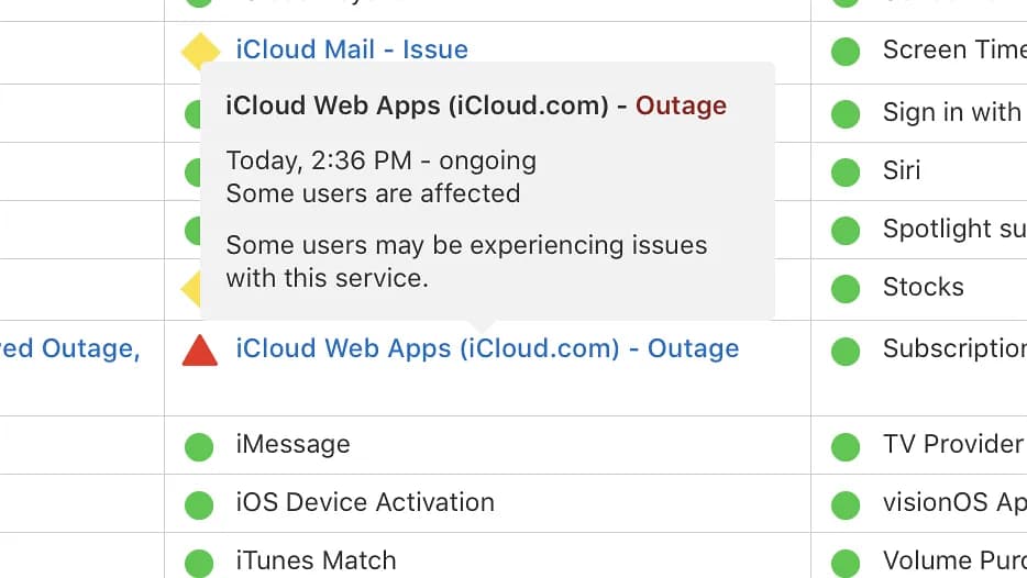 Проблемы с iCloud: когда небо синее, а сервис — нет