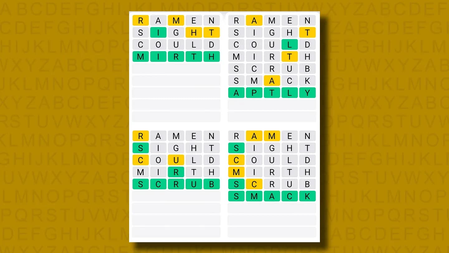 Отчет о Quordle: Когда игрой интереснее гадать, чем выигрывать!
