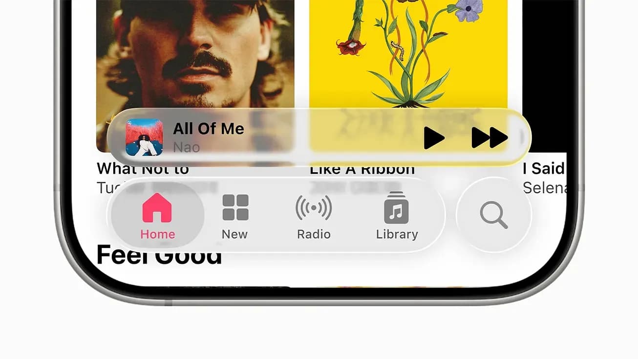 Apple охлаждает Liquid Glass
