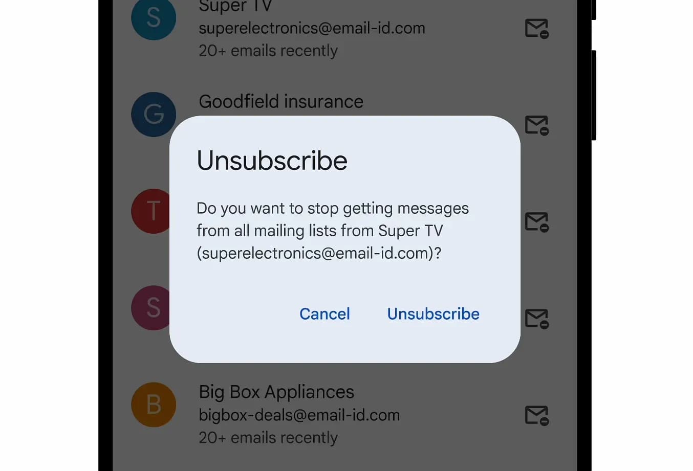 Gmail запускает новую функцию для отписки от писем