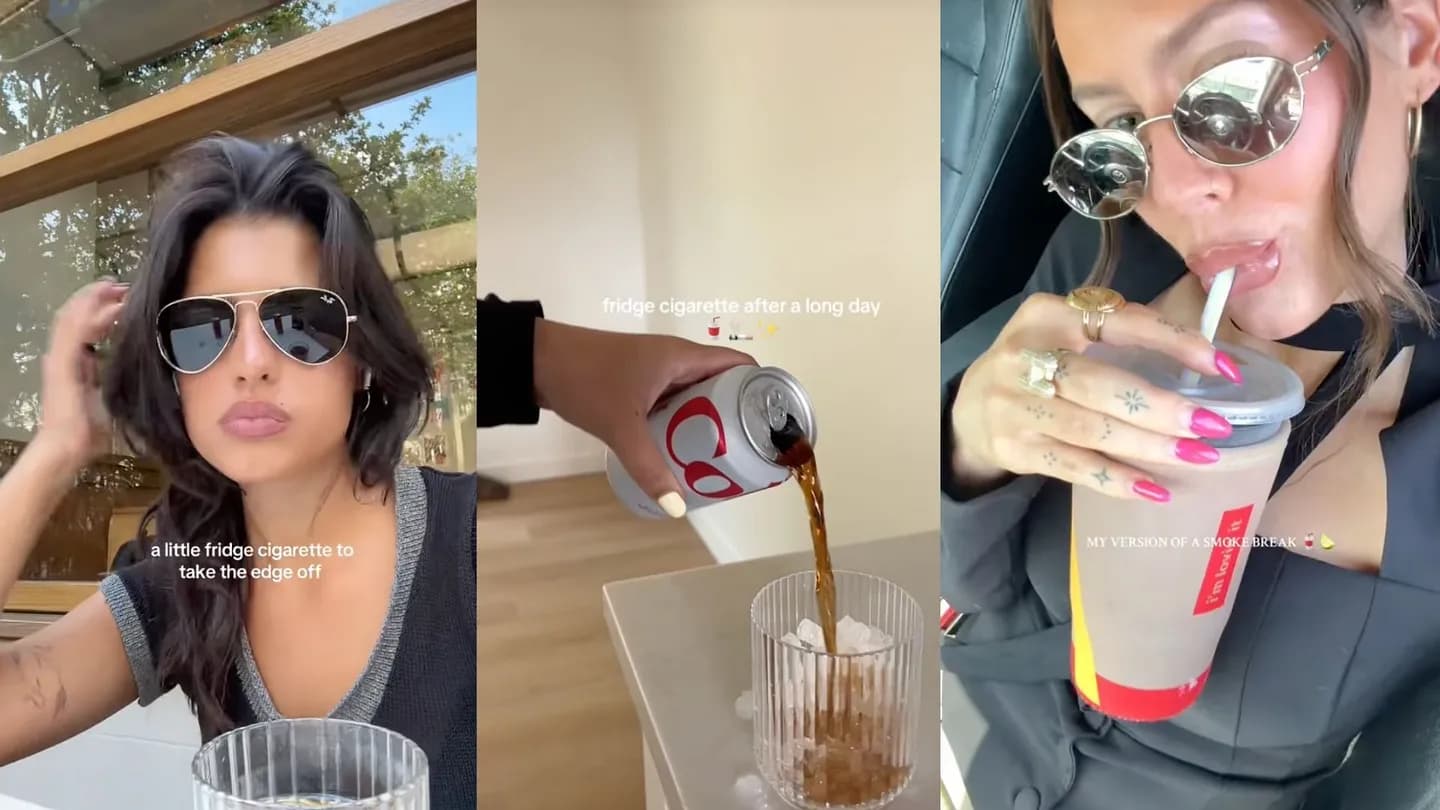 Тренд TikTok: 'Холодильник-сигарета' или как газировка заменяет вредные привычки у молодежи