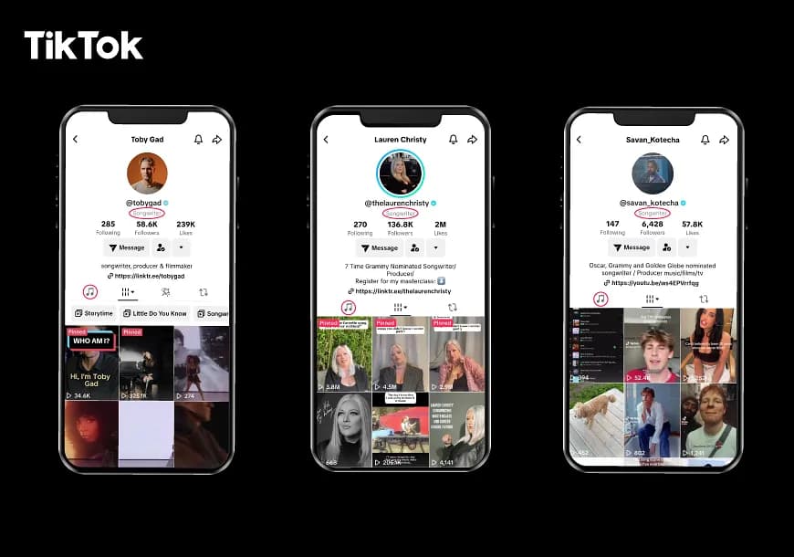 TikTok подсвечивает авторов песен