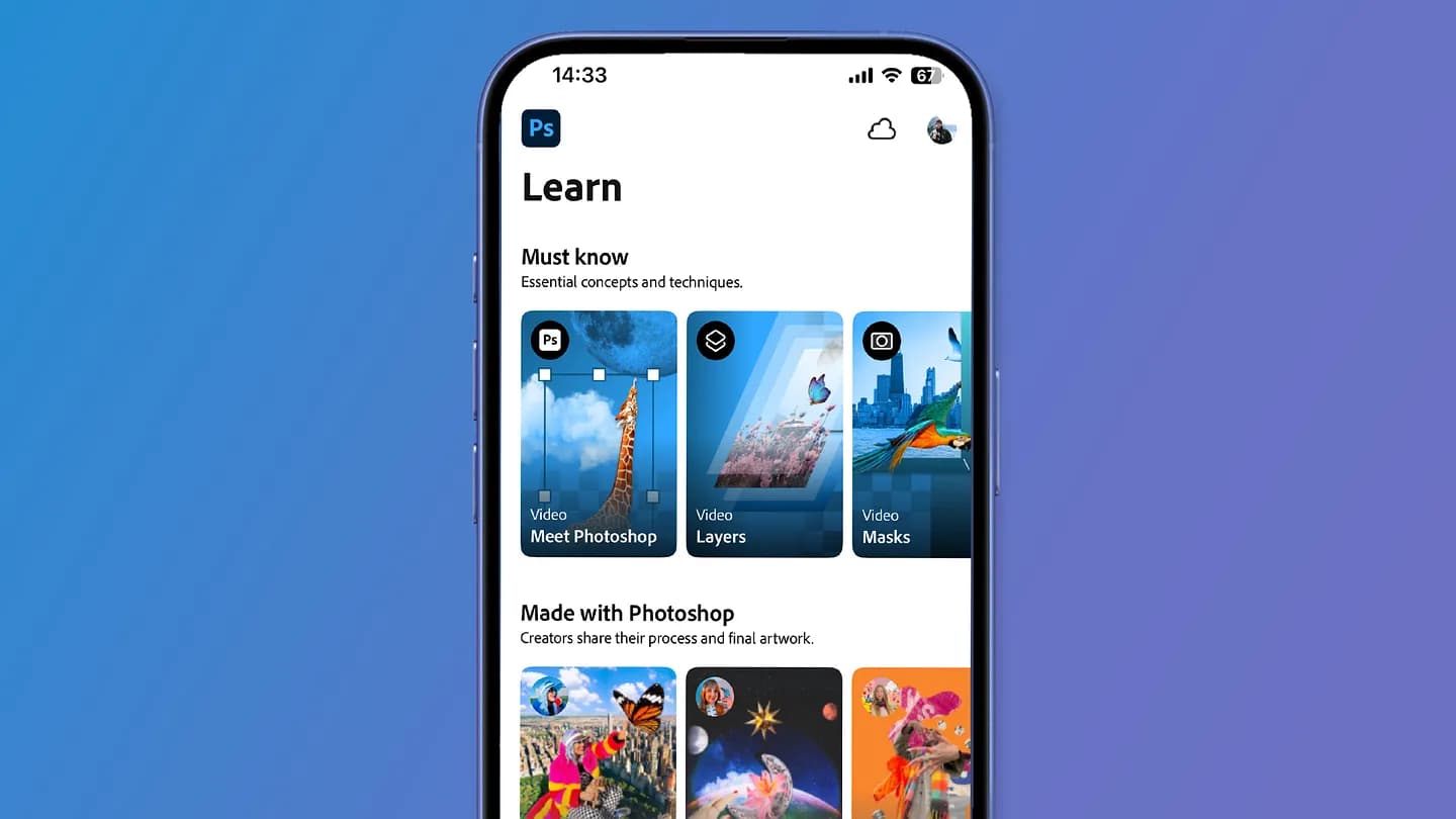 5 плюсов и 3 минуса нового приложения Photoshop для iPhone