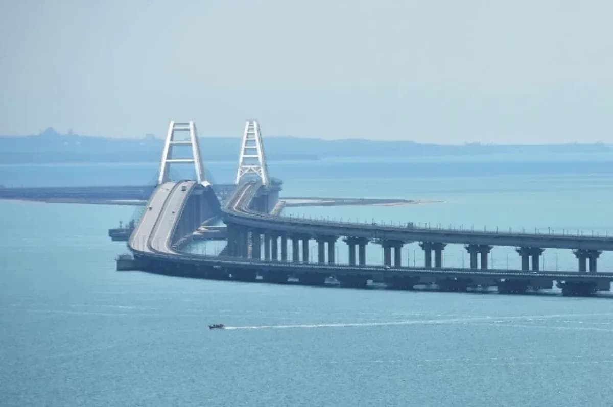 Очередь из 1235 авто у Крымского моста