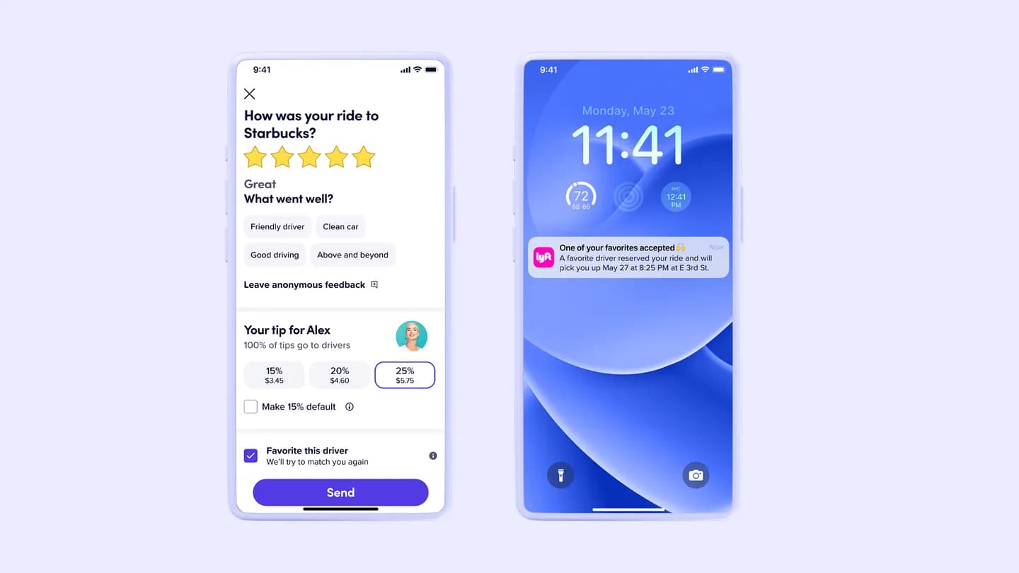 Lyft запускает новые функции персонализации и безопасности для пассажиров и водителей