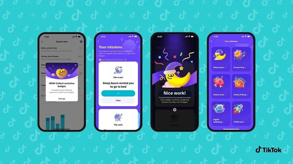 TikTok внедряет родительский блок и заботу о психологическом здоровье