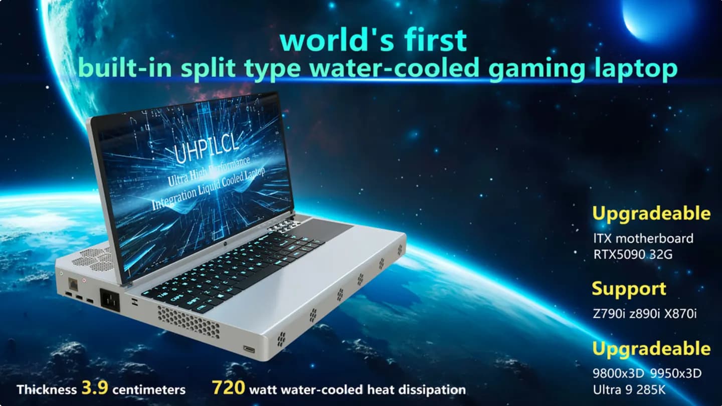 RTX 5090: На что способны новейшие безумные ноутбуки с жидкостным охлаждением?