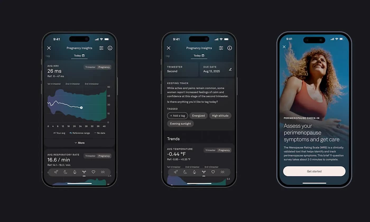 Oura запускает новые фишки для беременности и перименопаузы