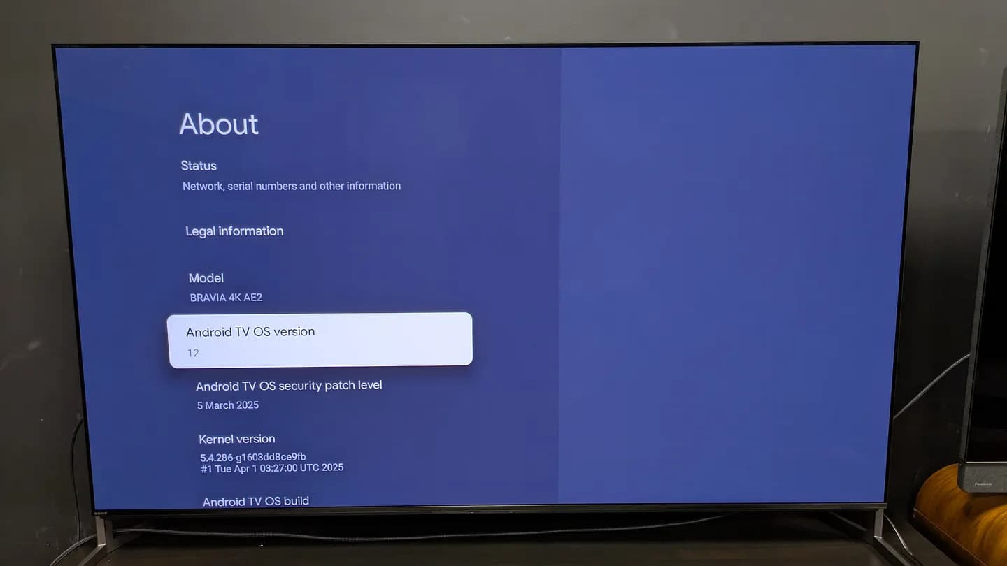 Android TV 14 добрался до бюджетных и средних телевизоров Sony