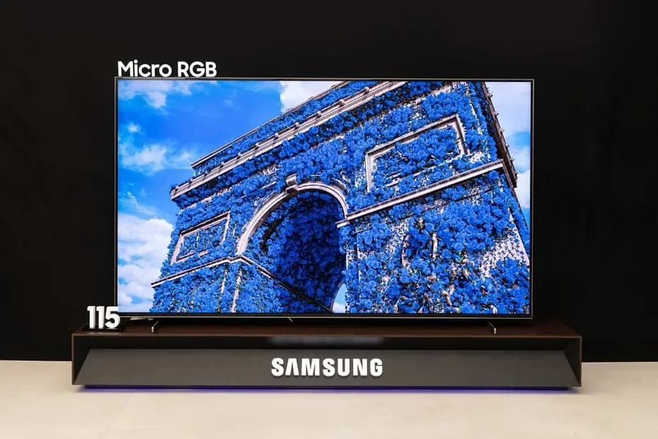 Samsung запускает Micro RGB телевизор: цвета за $32 000