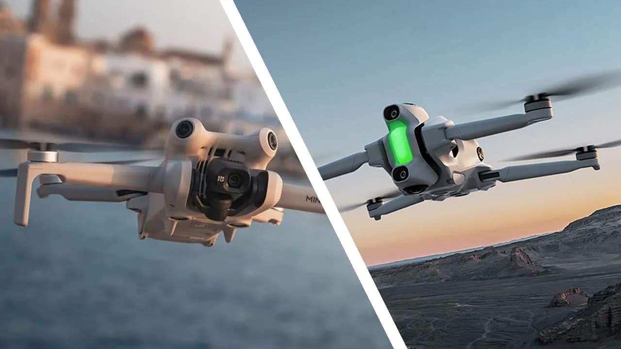 DJI Mini 5 Pro против Insta360 Antigravity A1: дроны под прицелом иронии