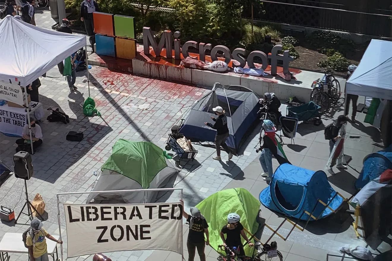 Microsoft увольняет сотрудников за протесты против Израиля: эспрессо-сатира