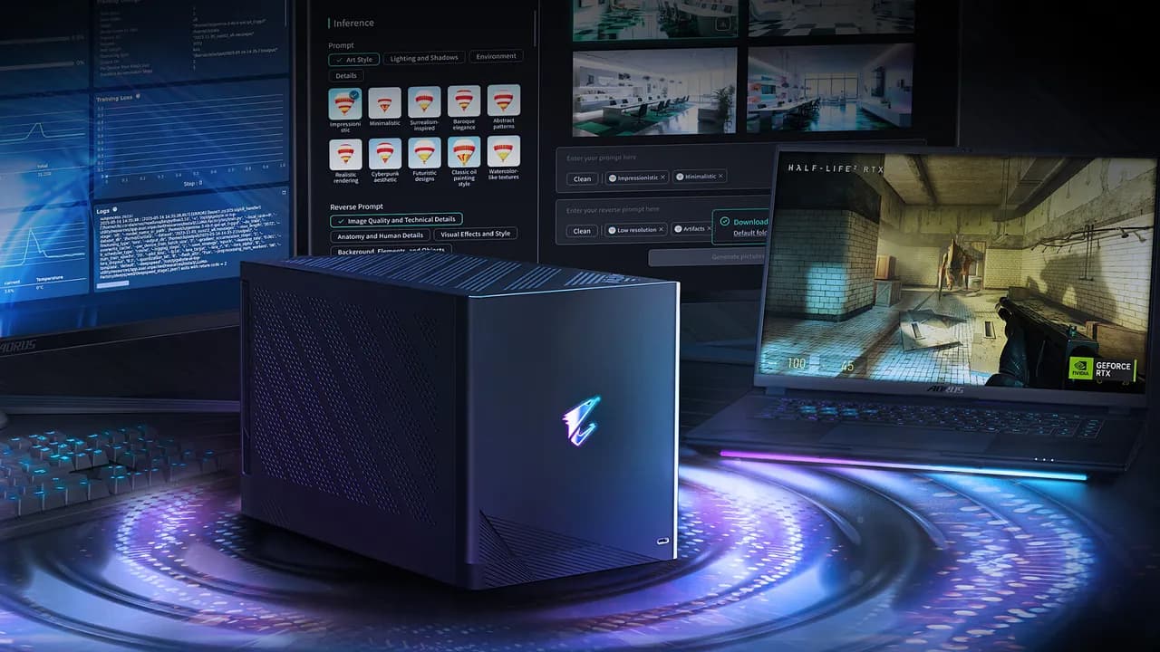 Gigabyte выпускает внешний RTX 5090 для ИИ — но геймерам он не нужен