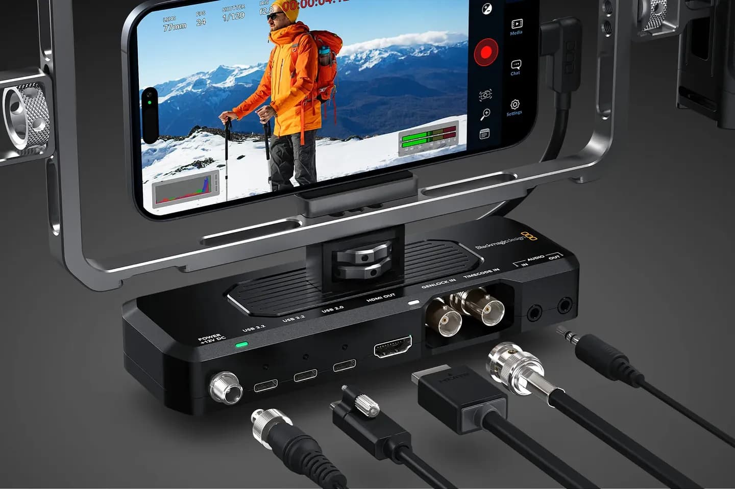 Blackmagic Camera ProDock: Гаджет для съёмки на iPhone 17 Pro