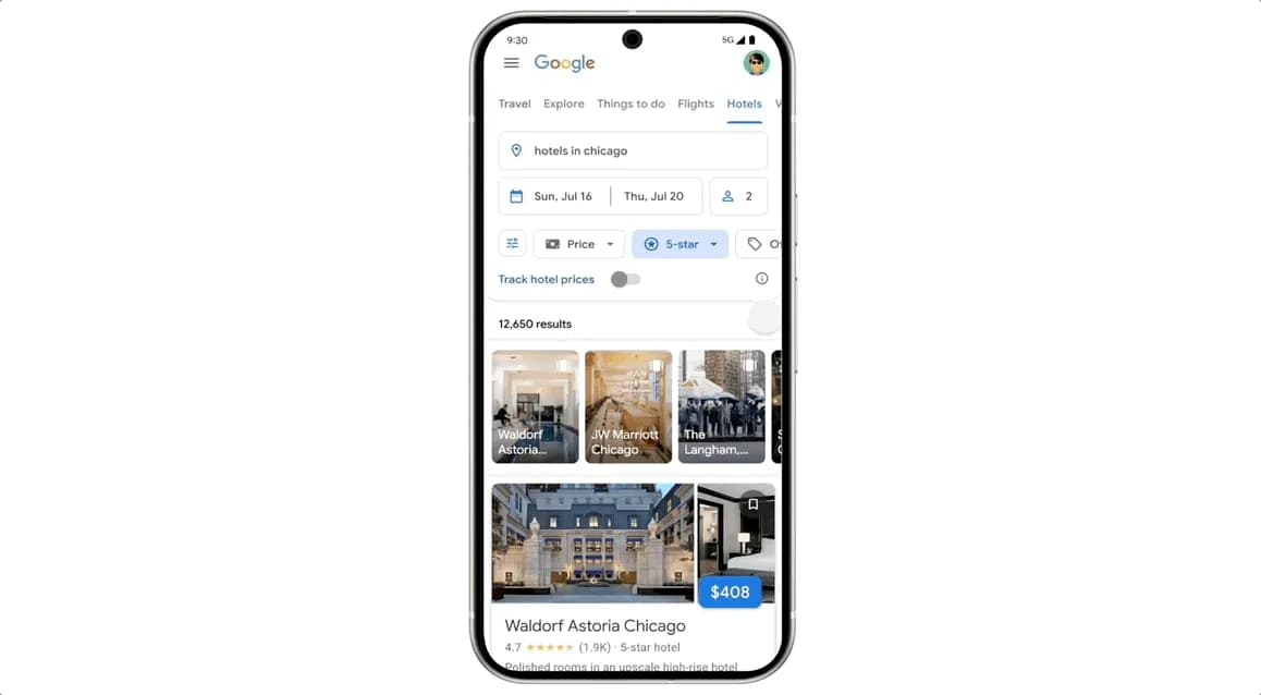 Google Hotels: отслеживание цен на отели как новый тренд путешествий