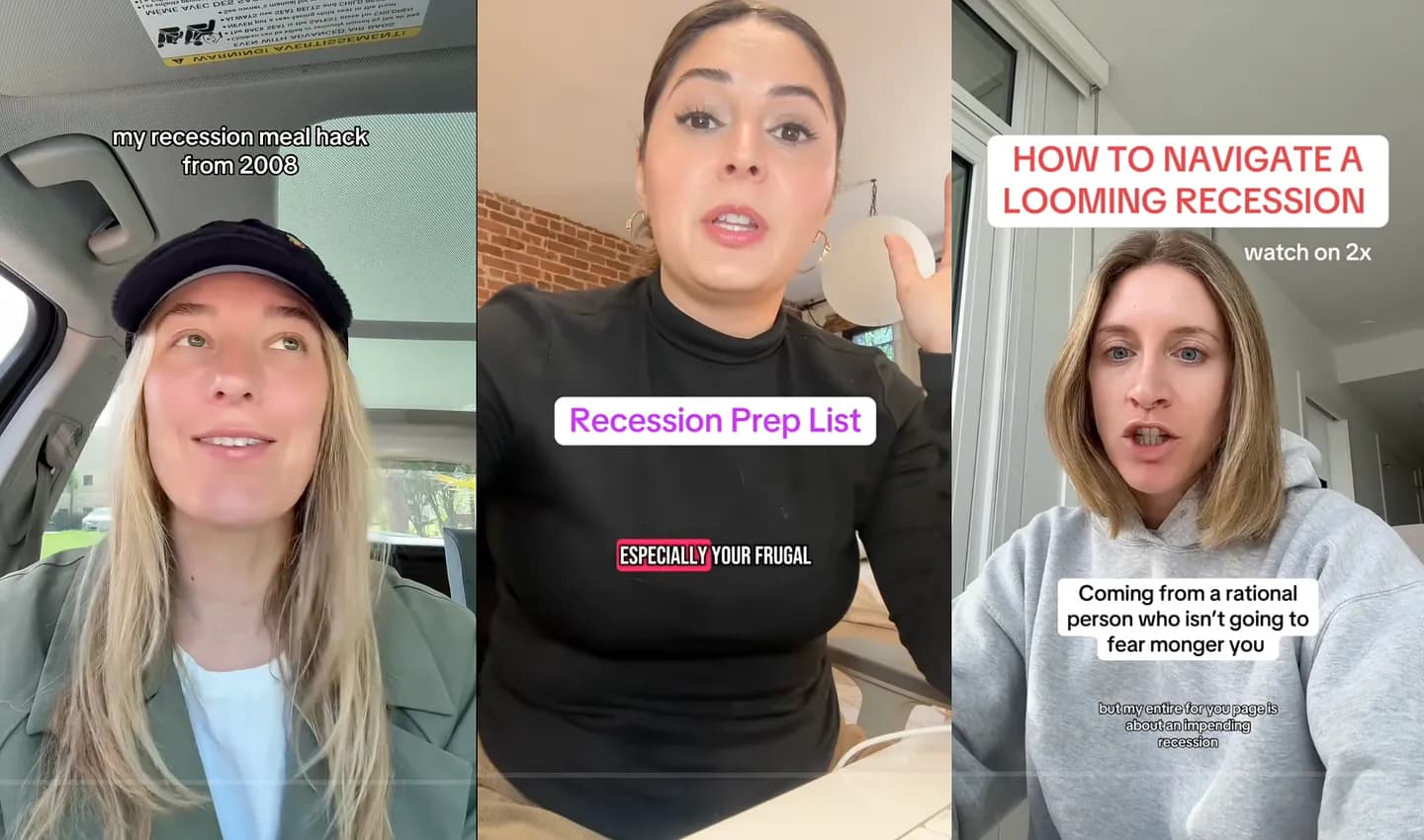 Миллениалы делятся своими «рецептами» выживания в рецессию на TikTok