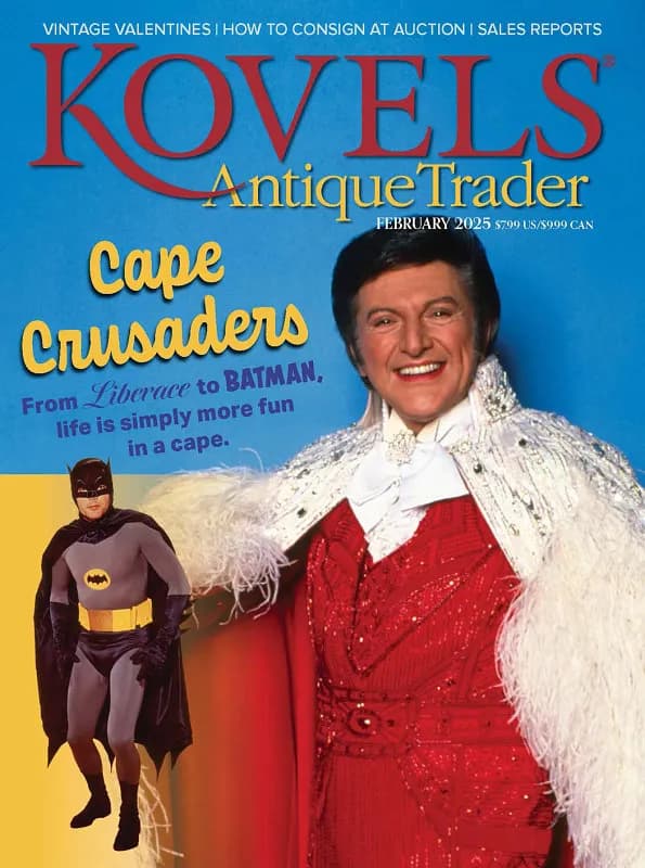 Плащи, валентинки и прочие странности: февральский номер Kovels Antique Trader