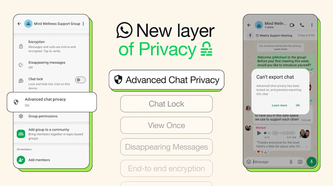 WhatsApp вводит запрет на обмен содержимым в чатах