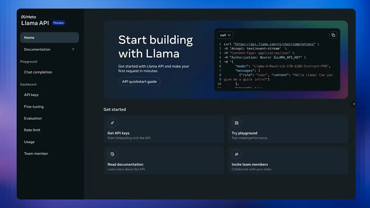 Meta делает жизнь разработчиков проще с Llama API