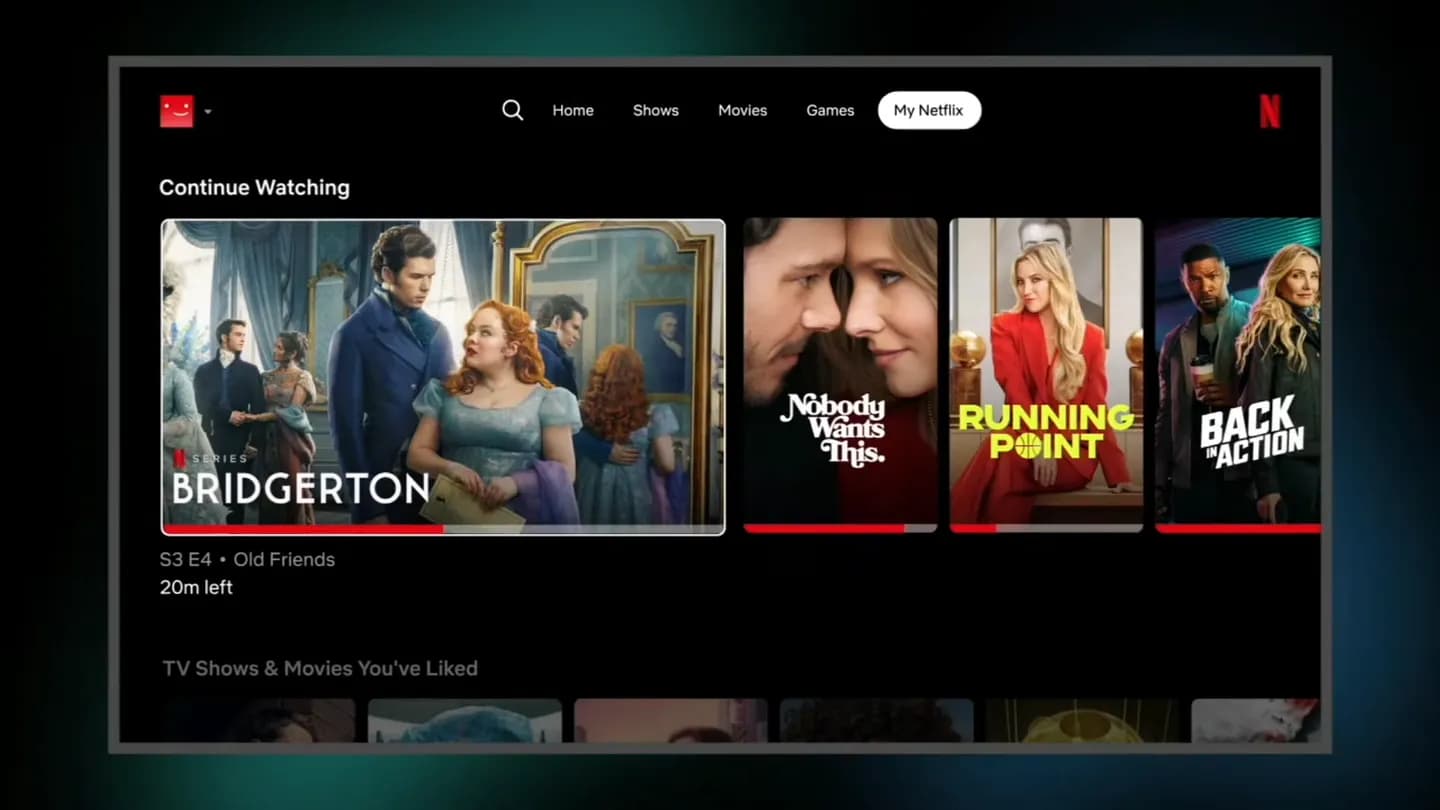 Netflix обновляет интерфейс приложения для TV