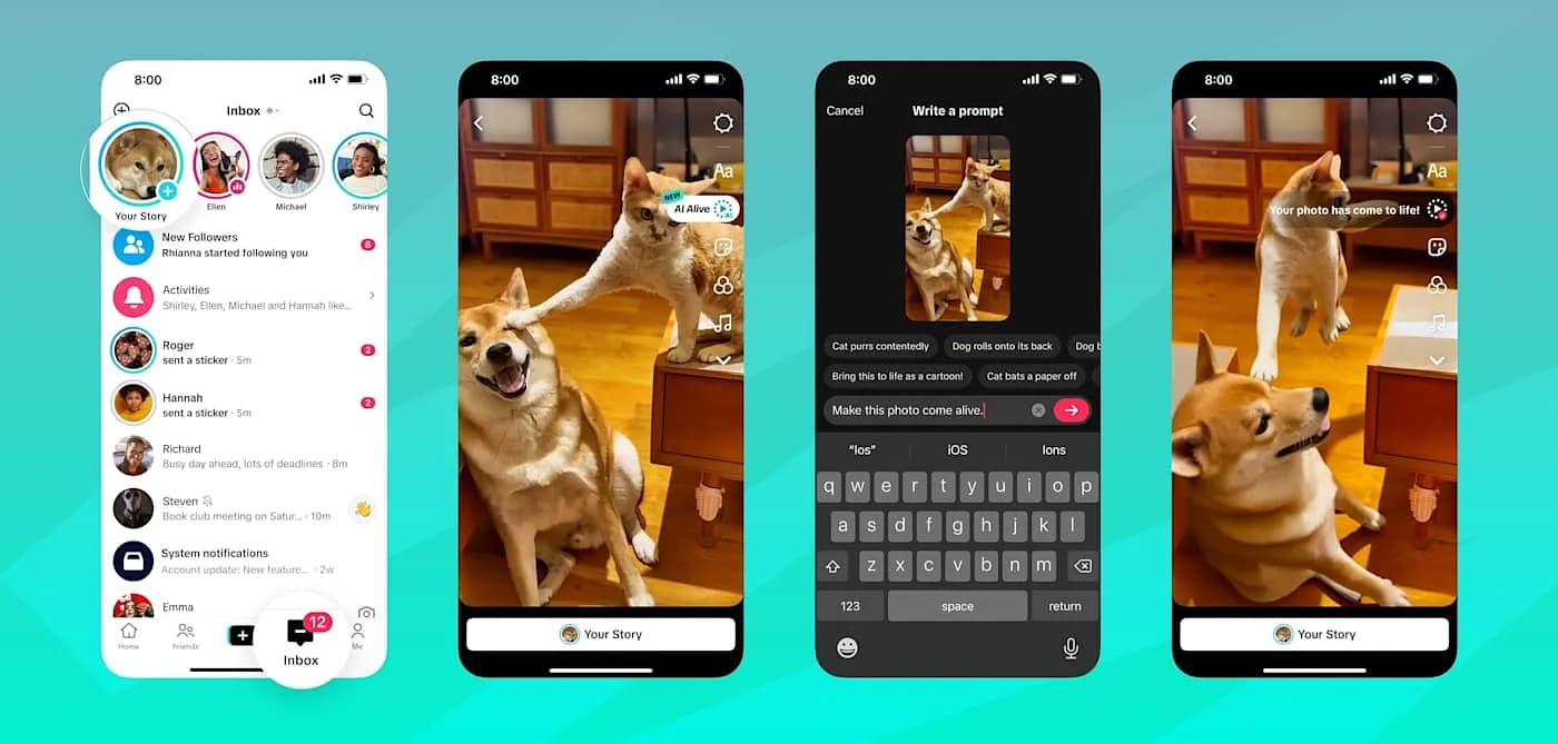 TikTok и его откровенно странные эксперименты с ИИ: кот или мимолетный мем?