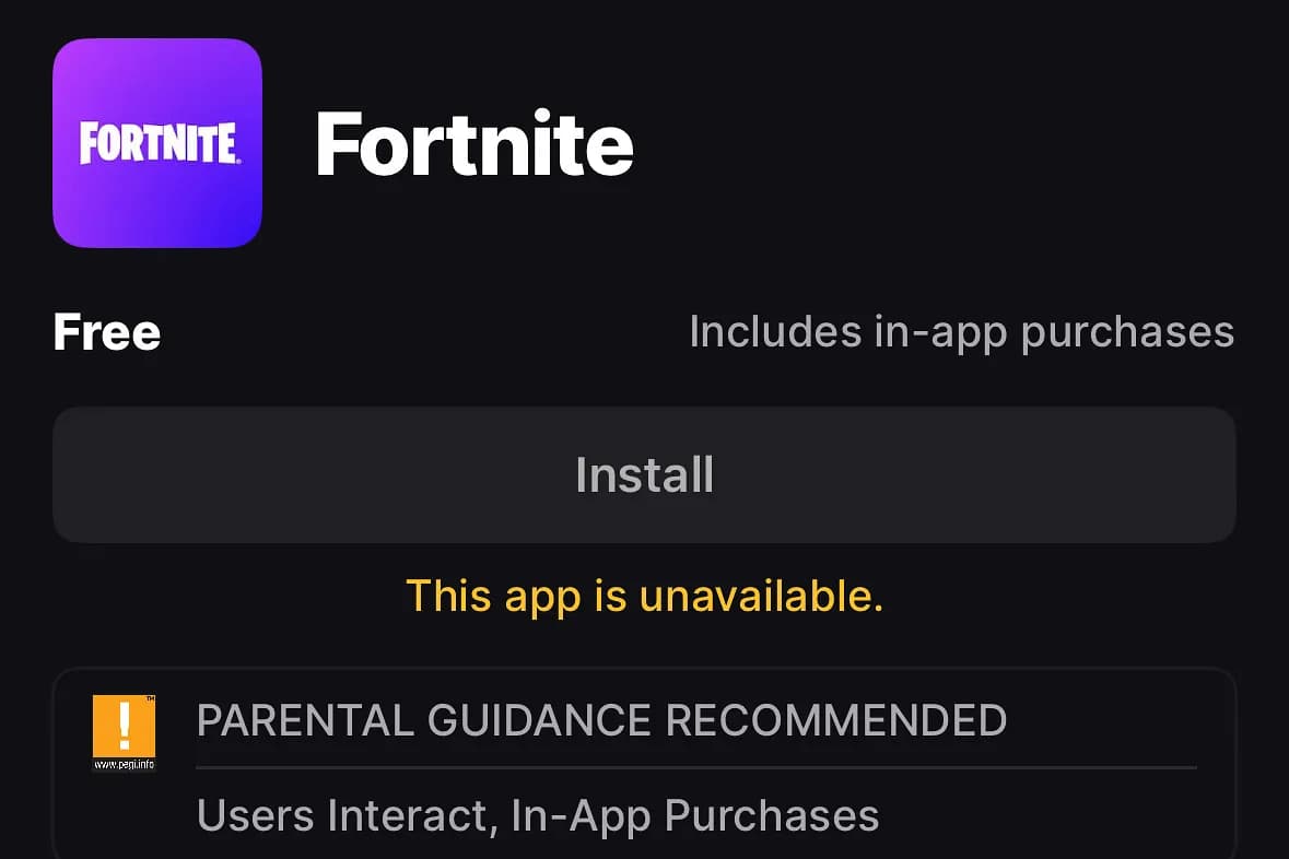 Apple заблокировала Fortnite: Открытие для нового уровня абсурда в игровой индустрии