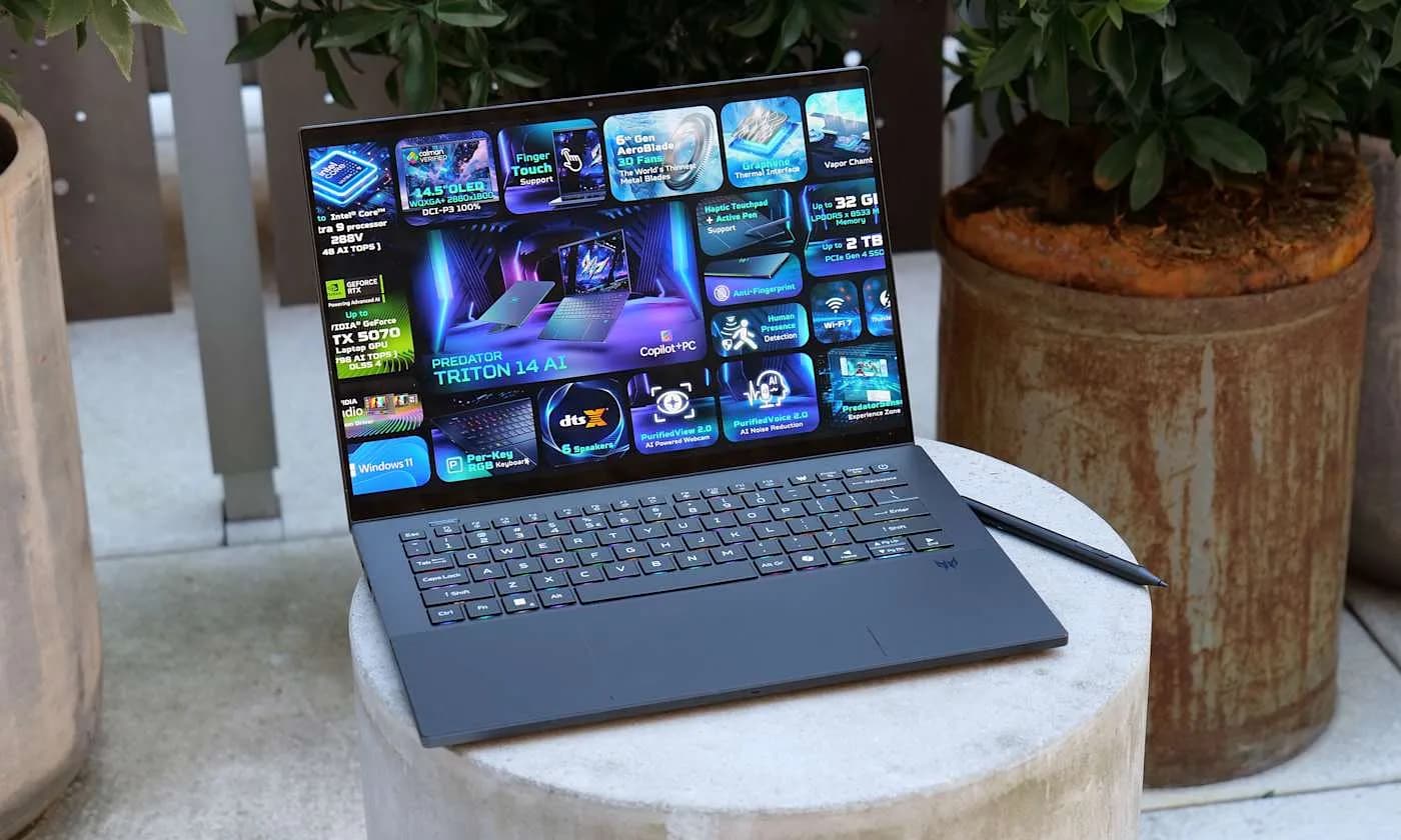 Acer Predator Triton 14 AI: Доступный космический корабль для геймеров