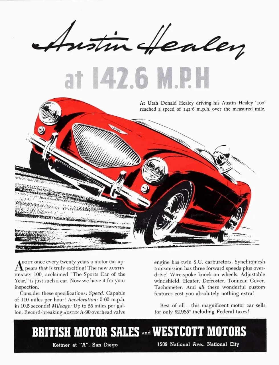 Когда винтаж и дурак встречаются: Austin-Healey 100M 1956 года!