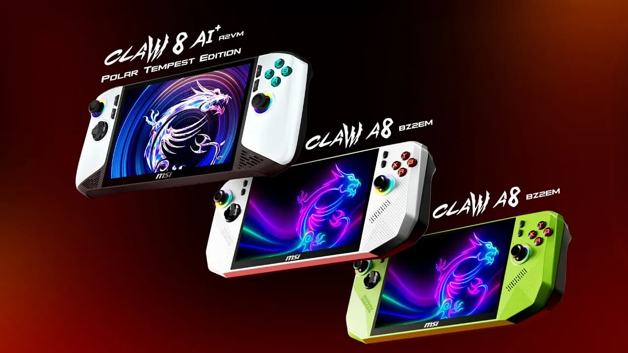 MSI ребята не дремлют! Новый Claw A8 против Nintendo Switch 2