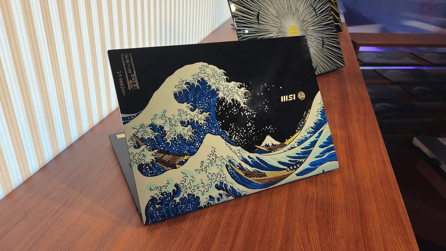 MSI Prestige 13+ AI Ukiyo-e Edition: Не ноутбук, а произведение искусства