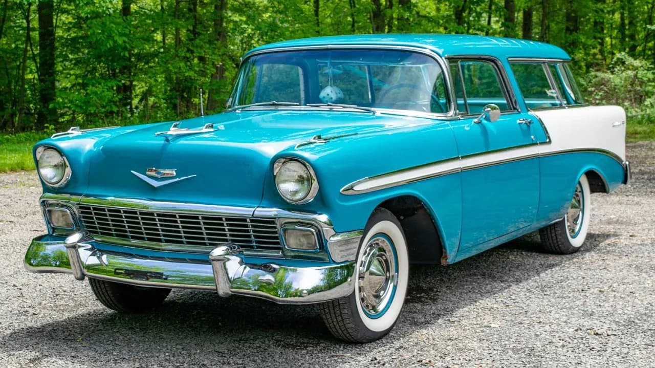 Взгляд на 1956 Chevrolet Bel Air Nomad: Винтажная красота помимо времени