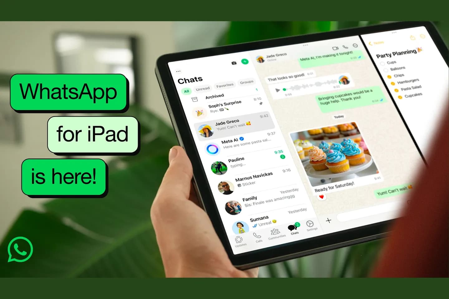 WhatsApp, наконец-то, пришел на iPad!