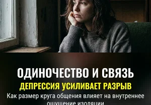Одинокая сеть и депрессия