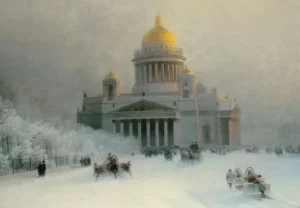 Зима в глазах русских художников: от Кустодиева до Айвазовского