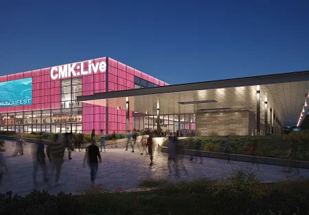 Новый зал за £76 млн в Milton Keynes