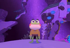 Милый лягушонок в мире Nintendo