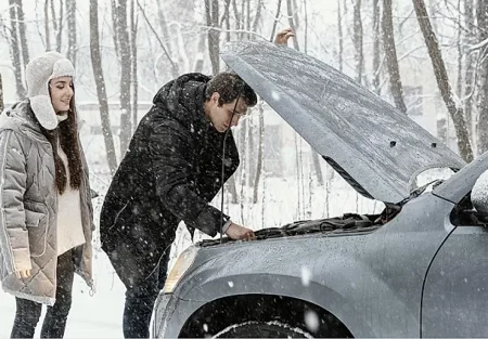 Снег против водителей