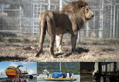 Львы в пути домой