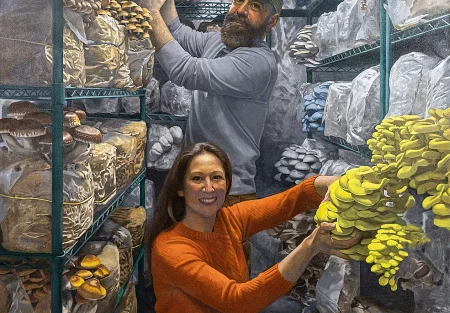 Художница, кормящая город