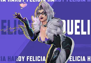 Marvel Rivals: поза Black Cat