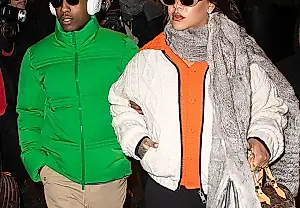 Rihanna convierte el cárdigan en un imprescindible del invierno