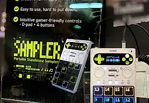 Casio presenta un sampler retro al estilo Game Boy