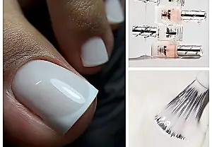 La pedicura francesa vuelve a estar de moda
