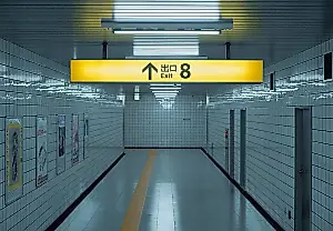 La atracción cinematográfica «Exit 8»