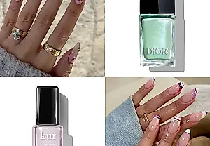 Tendencia de uñas de mayo: brillo, transparencia y microcristales