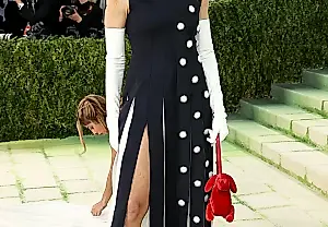 Эми Шералд появляется на Met Gala в образе собственной картины